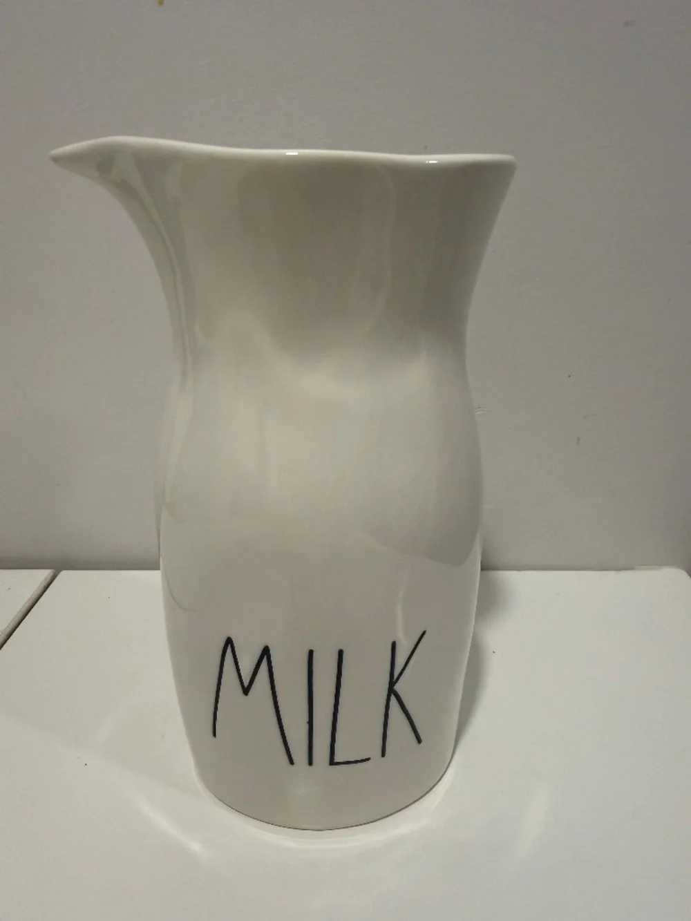 Rae Dunn MILK Pitcher Carafe 7